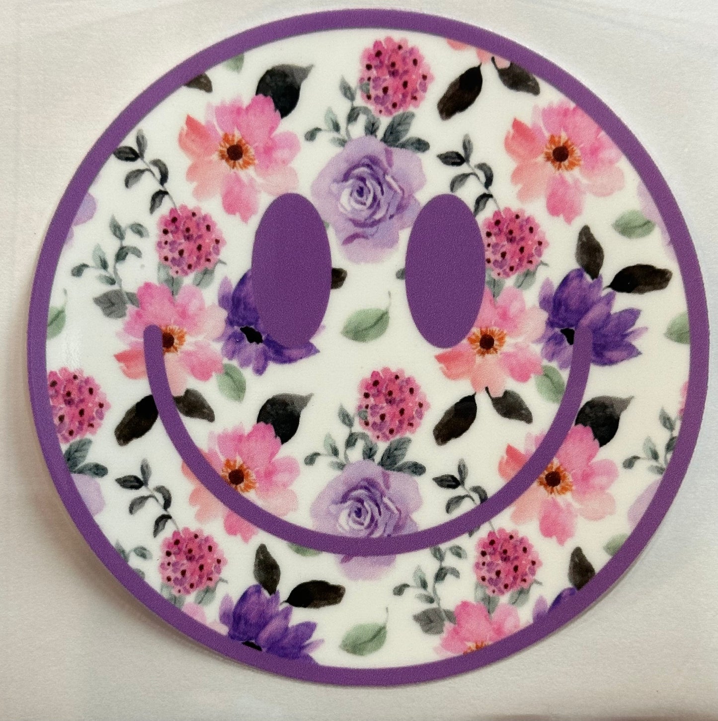 Smiley w/ Flowers