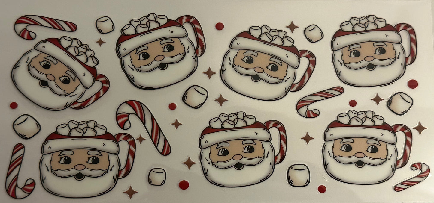 Santa Marshmallow & Candy Canes