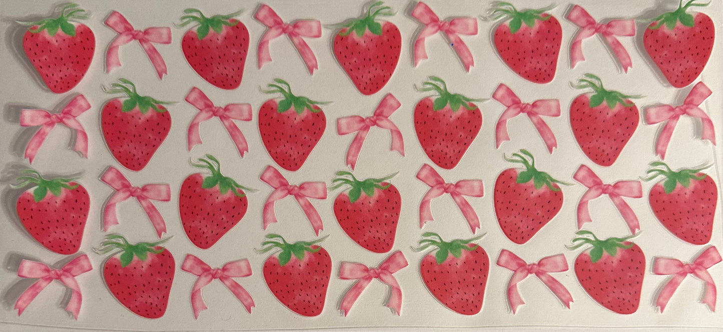 Pink Bows & Strawberries