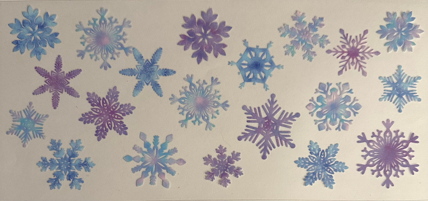 Purple Snowflakes