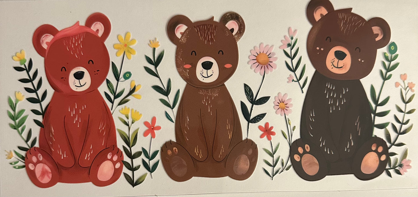 3 Bears & Flowers