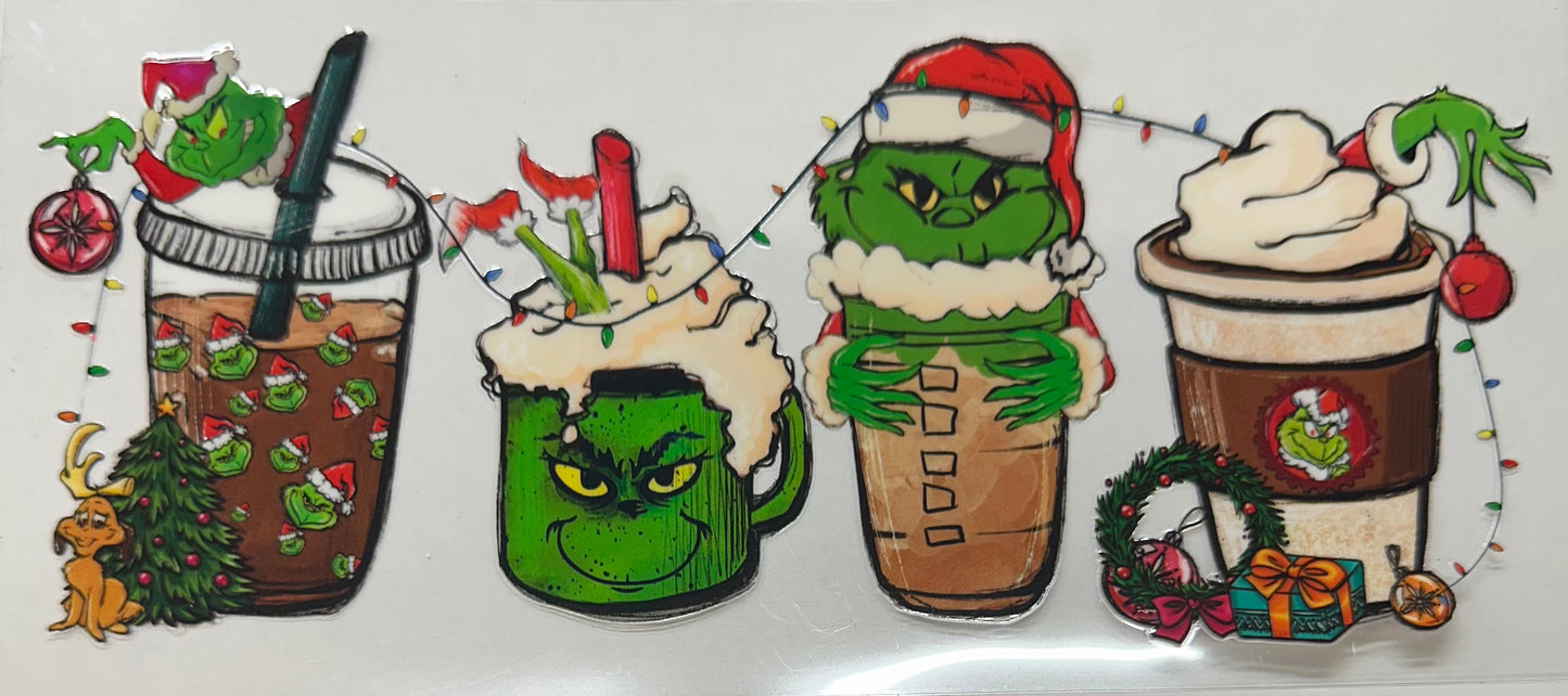Green Man w/ Coffee Cups