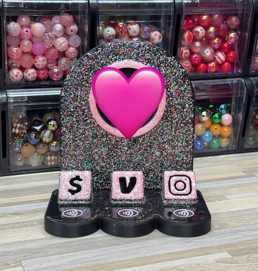 NFC SOCIAL MEDIA STAND (3-TAGS)