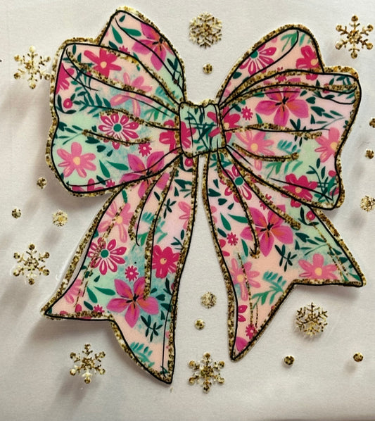 Bow w/ Snowflakes