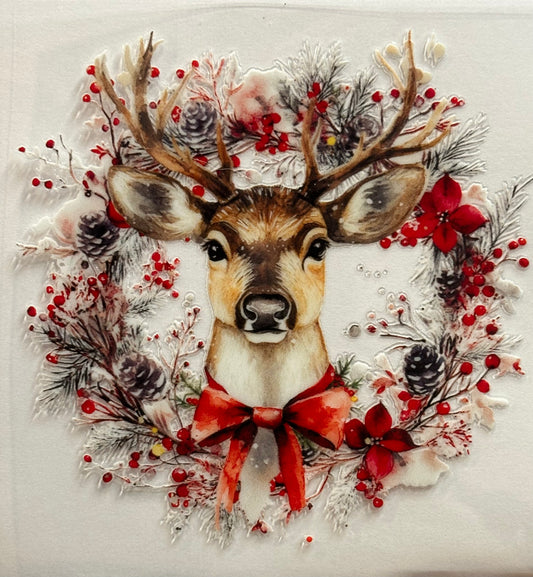 Deer w/ Wreath