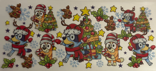 Blue Dog Christmas
