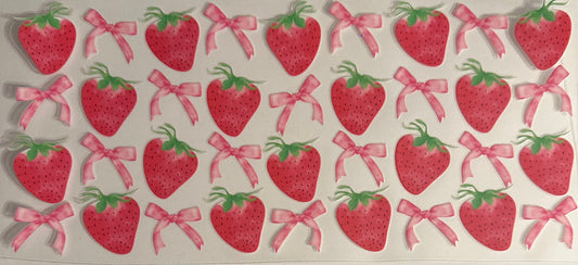 Pink Bows & Strawberries