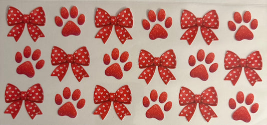 Red Bows & Paws