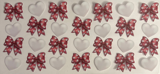 Red Bows & White Hearts