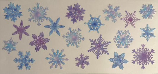 Purple Snowflakes