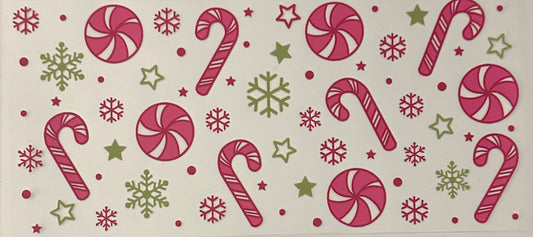Pink Candy Cane & Peppermint