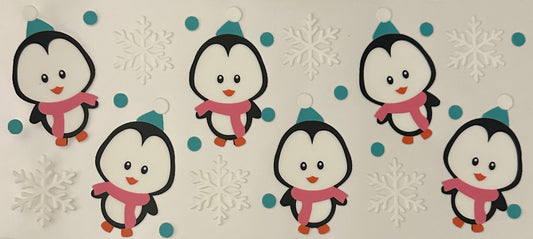 Penguin & Snowflakes