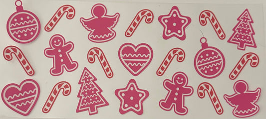 Pink Gingerbread & Angel